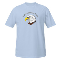 Bald American Dude Short-Sleeve Unisex T-Shirt Patriotic Eagle USA America Hair - Thumbnail 11