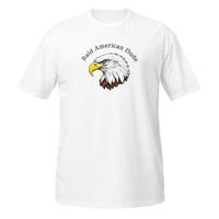 Bald American Dude Short-Sleeve Unisex T-Shirt Patriotic Eagle USA America Hair - Thumbnail 15