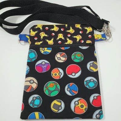 Poke master crossbody bag
