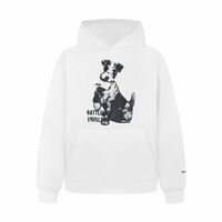 Retro Puppy Print Hoodie - Thumbnail 1