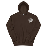 Metamelos "Drip Signal" Hoodie  Embroidered Static Skull Front, Record Pool Back Print - Thumbnail 54