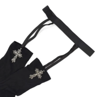 Cross Decoration Suspender Thigh High Socks  - Thumbnail 1
