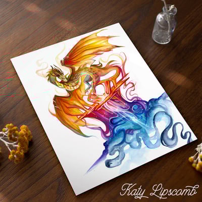 Portal dragon - print - Thumbnail 1