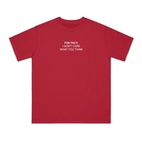 Free Shipping-FUN FACT I DON'T CARE TEE - Thumbnail 3