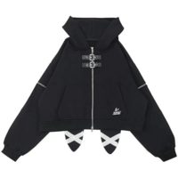 Hikigawa Chic Casual Loose Rabbit Ear Hoodie - Thumbnail 1