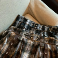 Irregular Hem Gothic Grunge High Waist Skirt - Thumbnail 1