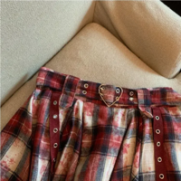 Irregular Hem Gothic Grunge High Waist Skirt - Thumbnail 2