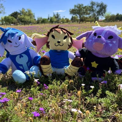 Three for $50 plushies