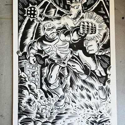El muerto pinup