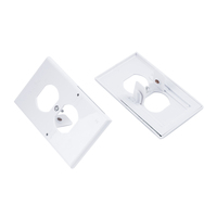2Pack Wall Outlet Plate LED Night Light, Illuminated Plug Cover With Sensor Inductive Guidelight Easy Snap On No Wire Or Battery Needed - Thumbnail 3
