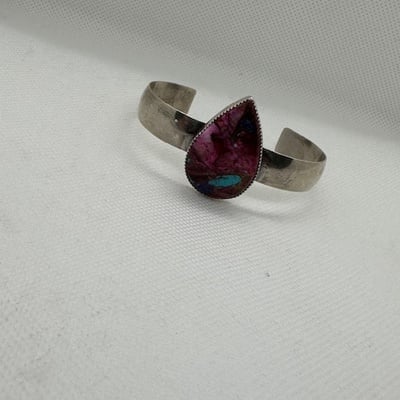 Pink dahlia cuff