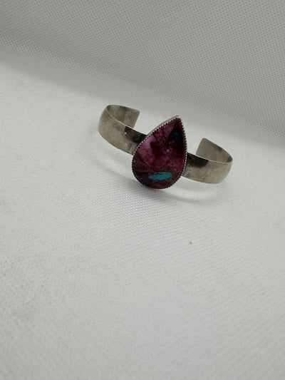 Pink Dahlia cuff
