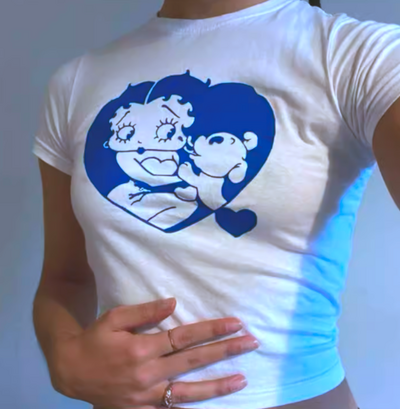 BETTY BOOP & PUDGY TOP