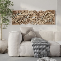 STEREOWOOD Dancing Koi Multi-Layer Wood Wall Art, Handmade Wooden Sculpture - Thumbnail 1