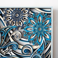 STEREOWOOD Butterfly Multi-Layer Wall Art, geometric wood wall art - Thumbnail 9