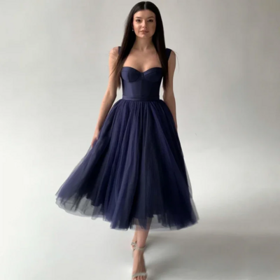 Classy black cocktail dress
