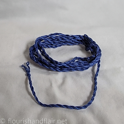 Single color cording - dark blue