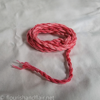 Two toned cording - hot pink