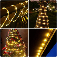 100LED Solar Tube String Light 8 Kinds Of Waterproof Outdoor Led - Thumbnail 2