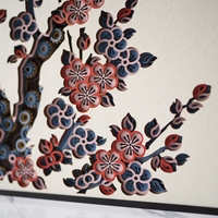 STEREOWOOD Plum Blossom Multi-Layer Art, Stereoscopic 3D Decor,Mandala Laser Cut - Thumbnail 4