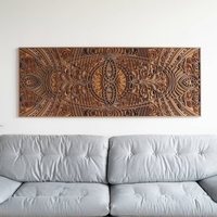 STEREOWOOD Divine Light, Handmade Mandala, Laser Cut Wooden Wall Art, Unique Modern Home Decor - Thumbnail 1
