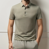 Men's Short Sleeve Solid Color T-shirts - Thumbnail 7