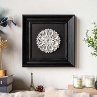 STEREOWOOD Mandala Wood Carving Art, Layered Geometric Wall Sculpture - Thumbnail 1