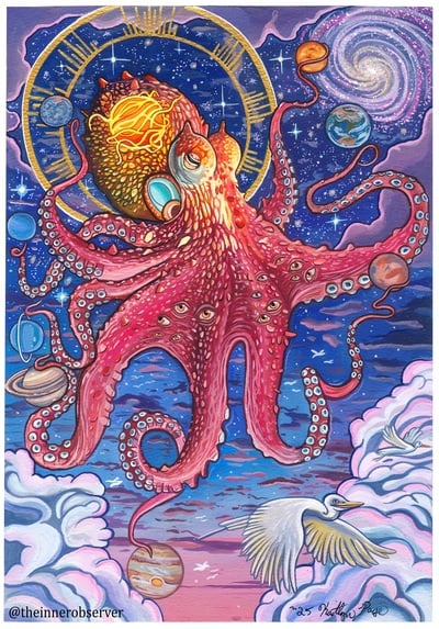 "Octocentrism" Original Painting