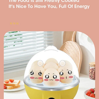Multifunctional Electric Egg Boiler Monolayer Layer Egg Cooker Mini Steamer Kitchen - Thumbnail 7