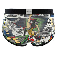 3PK multi-design Men's sexy underwear modal youth elephant tube physiological briefs L450 - Thumbnail 5