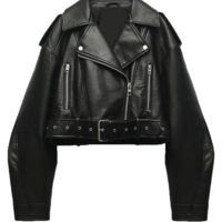 Casual Chic Women’s Faux PU Leather Jacket - Thumbnail 5