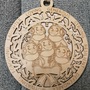 #86 Snowman Family Ornament-1