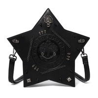 Gothic Black Star Backpack - Thumbnail 2