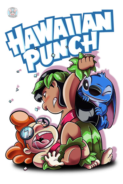 Hawaiian punch print 