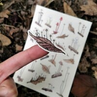 Tiny Fungi Sticker Sheet - Thumbnail 2