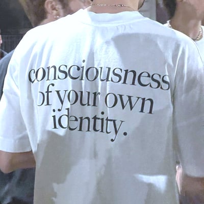 Free shipping-consciousness of your own identity tee