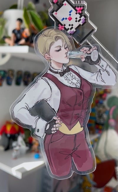 King Kanpai transparent sticker