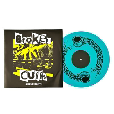 Broken cuffs - these boots (blue) 