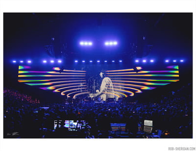 "Dark Matter" Vancouver 24.05.06 - Pearl Jam Dark Matter Tour - large giclée print 21" x 14"