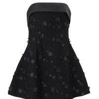 Sexy tube top backless fashionable slim fit floral dress A-line skirt short skirt - Thumbnail 2