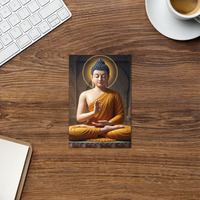Buddha - Shakyamuni Illustration - Zen Buddhist Greetings Card - Thumbnail 3
