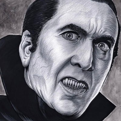 Cagey vamp print