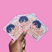 Hikaru and Yoshiki Sticker: The Summer Hikaru Died BL Fan Art - Thumbnail 1