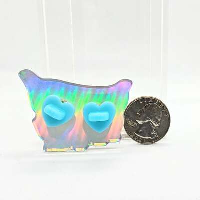 Holographic pin: infinite fangs