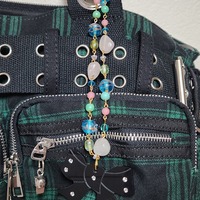 Super Graphic Ultra Modern Girl bag charm - Thumbnail 2