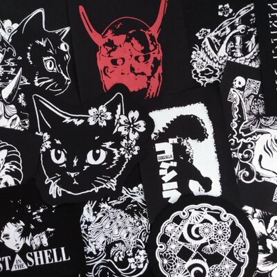 Anime & japan mystery sew-on patch packs