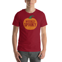 Weekly Spooky Jack-O-Lantern T-Shirt  Horror Podcast Merch, Halloween Every Day Soft Unisex Tee (Multiple Colors) - Thumbnail 5