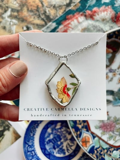 “Beauty in the Broken” necklace no.07