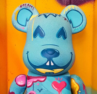 Custom Bearbrick 400% by Topo "Into the Deep"