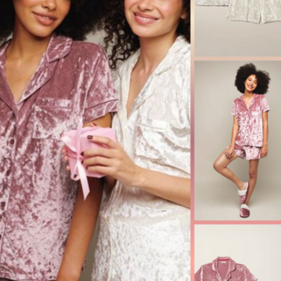 Velvet pj short set - Thumbnail 5